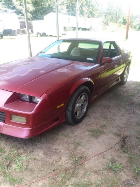 1992 Burgundy Chevrolet Camaro Coupe