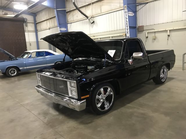 1982 black Chevrolet C-10
