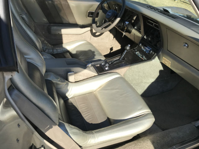 1982 Silver Chevrolet Corvette Coupe