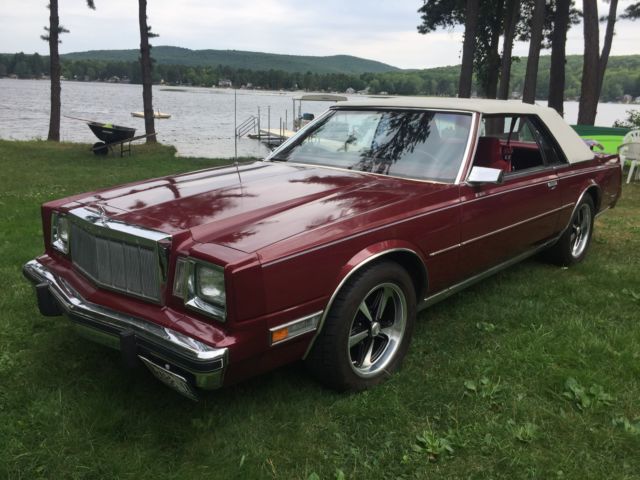 1982 Burgundy Chrysler Cordoba Coupe