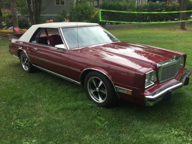 1982 Burgundy Chrysler Cordoba Coupe