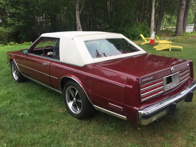 1982 Burgundy Chrysler Cordoba Coupe