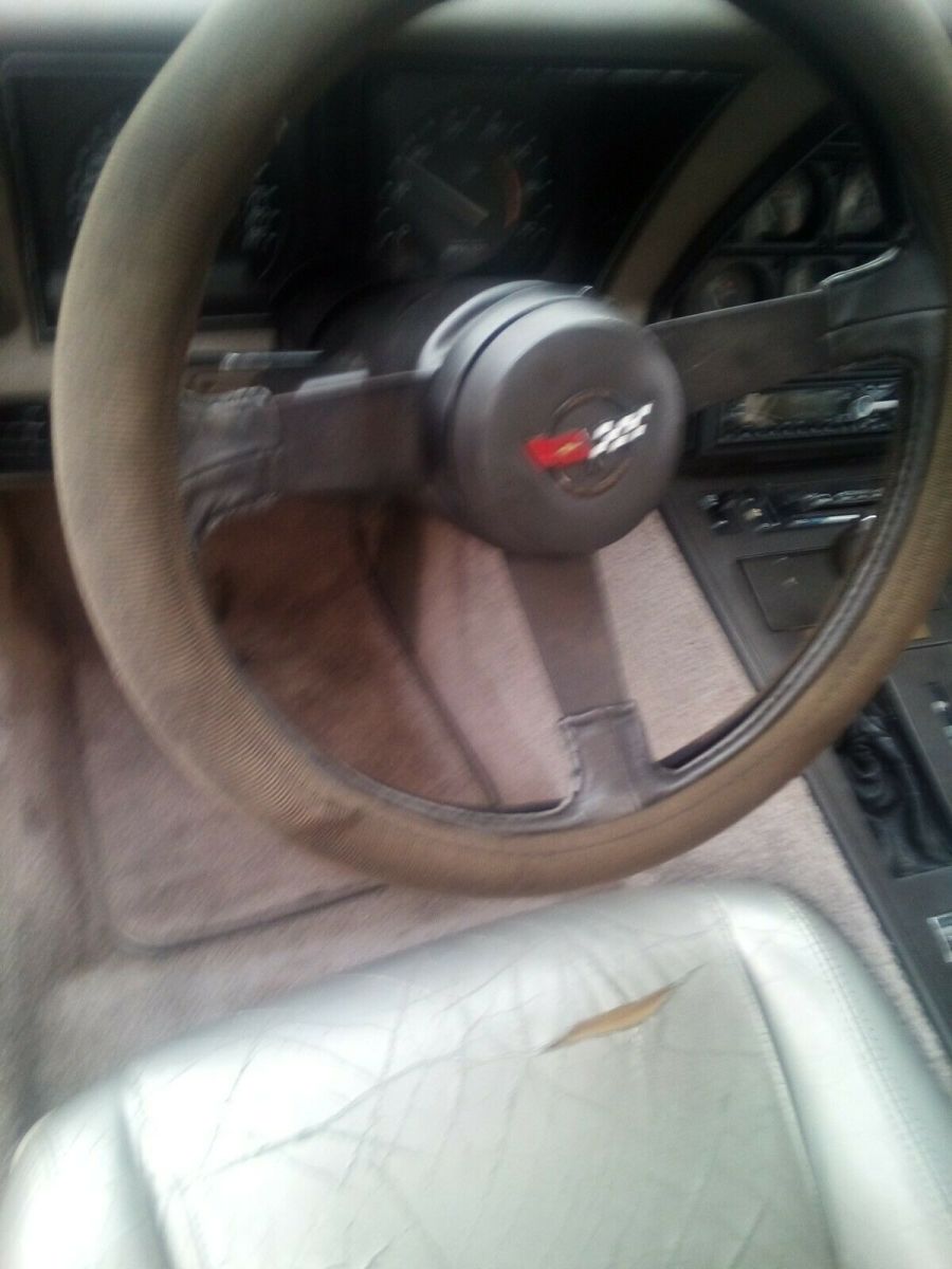 1982 Silver Chevrolet Corvette Coupe