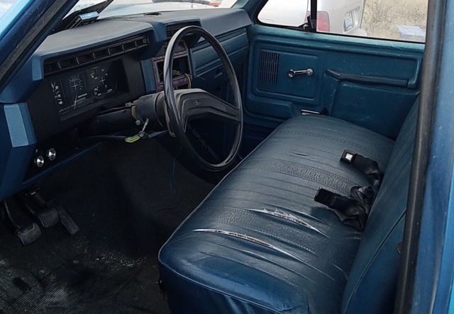1982 Blue Ford F-150 Standard Cab Pickup