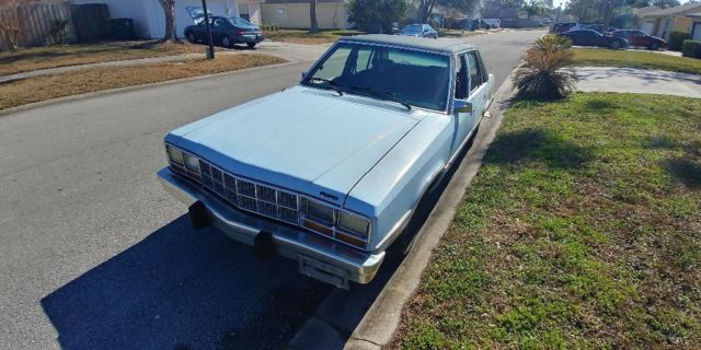 1982 Blue Ford Fairmont Sedan