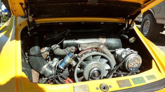 1982 Yellow Porsche 911 Coupe