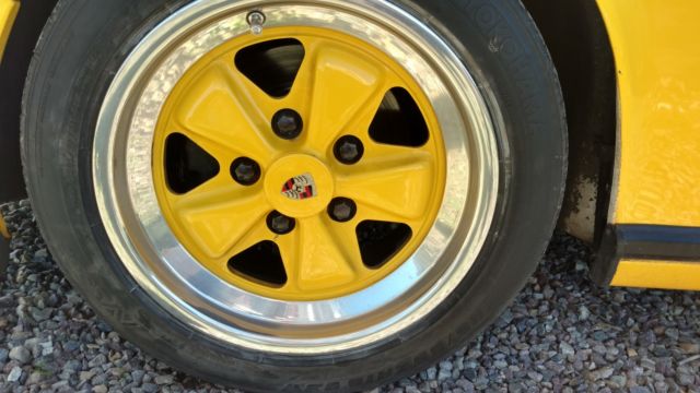 1982 Yellow Porsche 911 Coupe