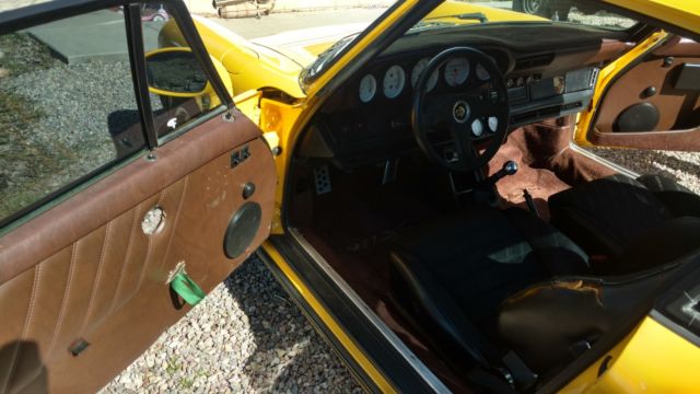 1982 Yellow Porsche 911 Coupe