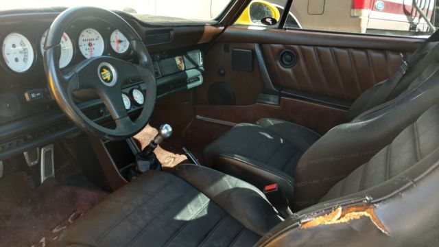 1982 Yellow Porsche 911 Coupe