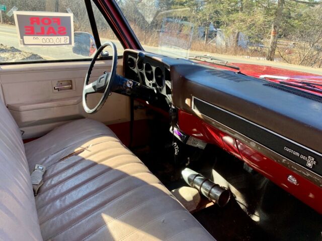 1982 Red Chevrolet C-10 Standard Cab Pickup