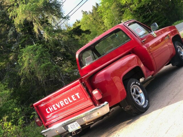 1982 Red Chevrolet C-10 Standard Cab Pickup