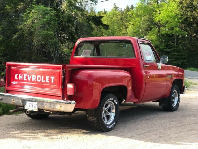 1982 Red Chevrolet C-10 Standard Cab Pickup