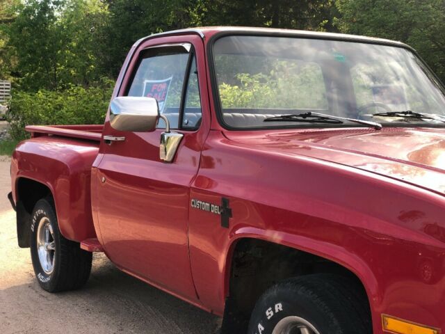1982 Red Chevrolet C-10 Standard Cab Pickup