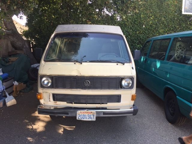 1982 Yellow Volkswagen Bus/Vanagon
