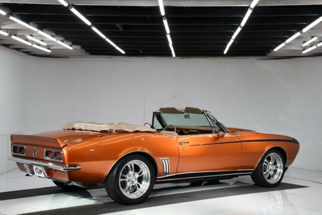 1967 Orange Chevrolet Camaro Convertible