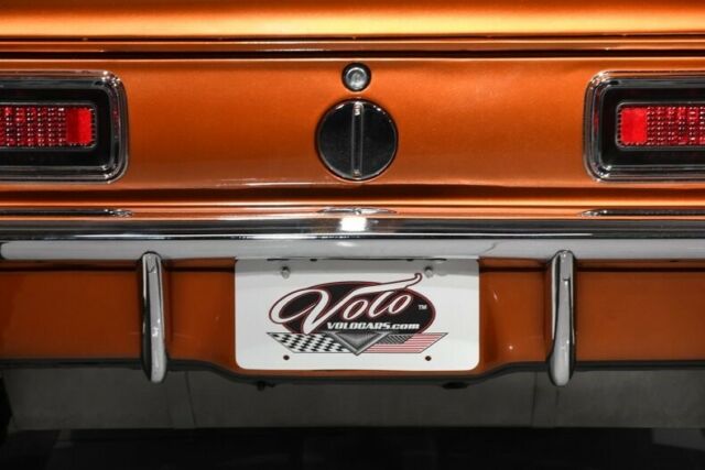 1967 Orange Chevrolet Camaro Convertible