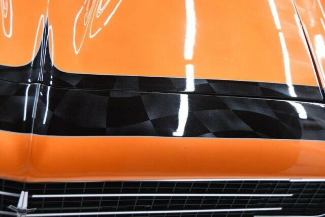 1967 Orange Chevrolet Camaro Convertible