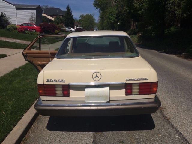 1982 Tan Mercedes-Benz 300-Series Sedan