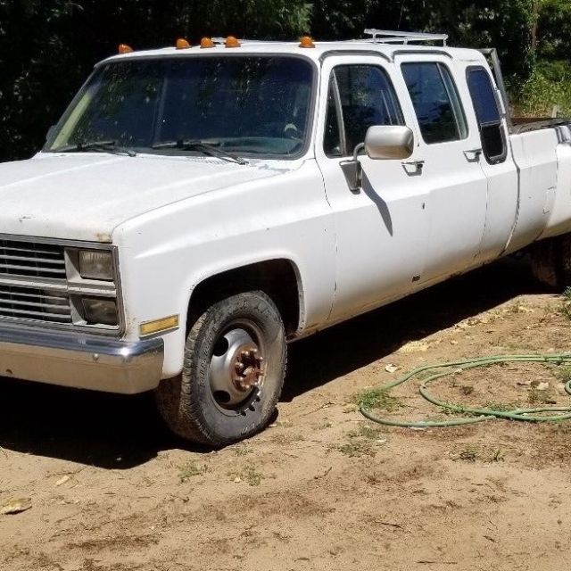 1983 White Chevrolet Other Pickups Extended Crew Cab Pickup