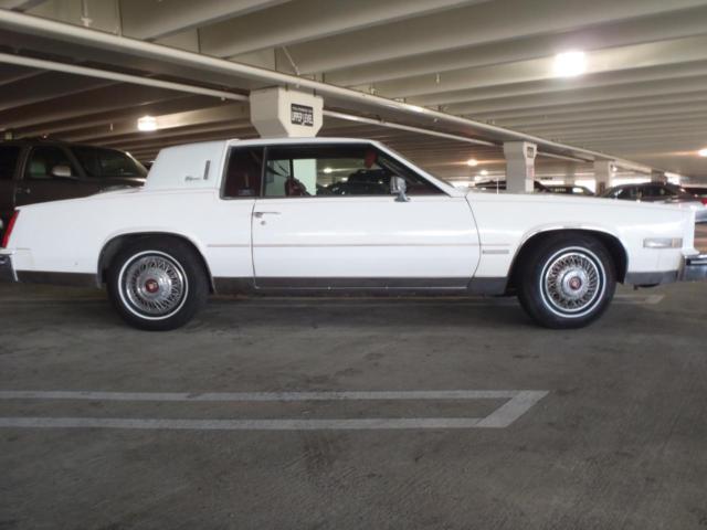 1983 White Cadillac Eldorado Coupe