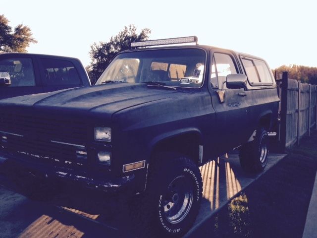 1983 Black Chevrolet Blazer SUV