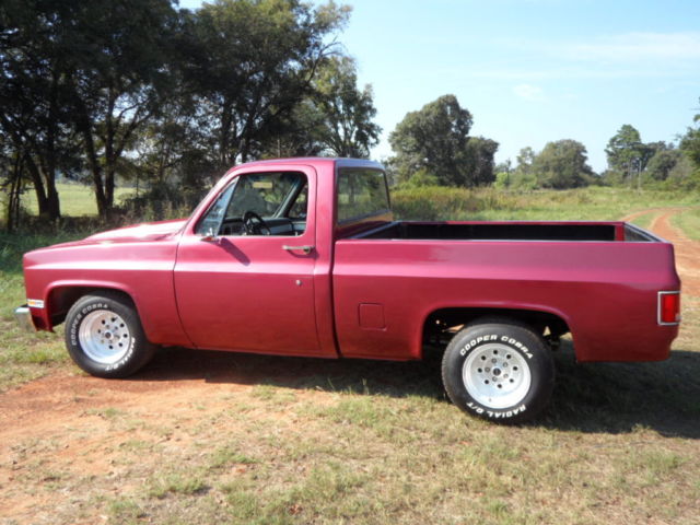 1983 Burgandy-Pearl Chevrolet C-10 SWB