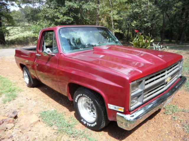1983 Burgandy-Pearl Chevrolet C-10 SWB