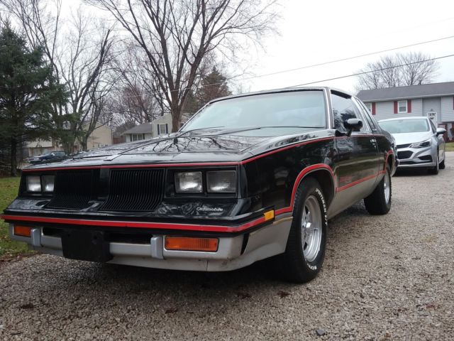 1983 Black Oldsmobile Cutlass Coupe