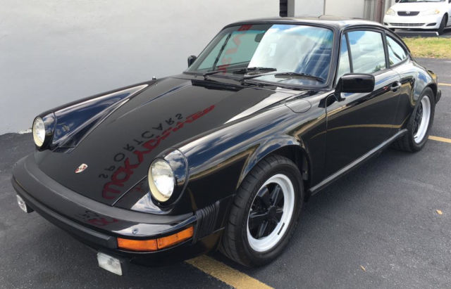 1983 Black Porsche 911 Coupe