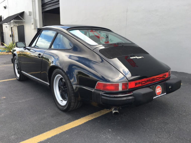 1983 Black Porsche 911 Coupe