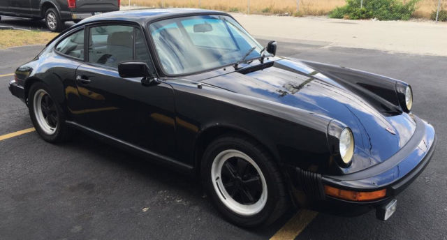 1983 Black Porsche 911 Coupe