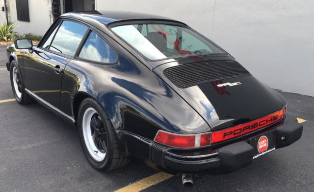 1983 Black Porsche 911 Coupe