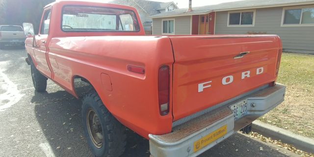 1979 Orange Ford F-250
