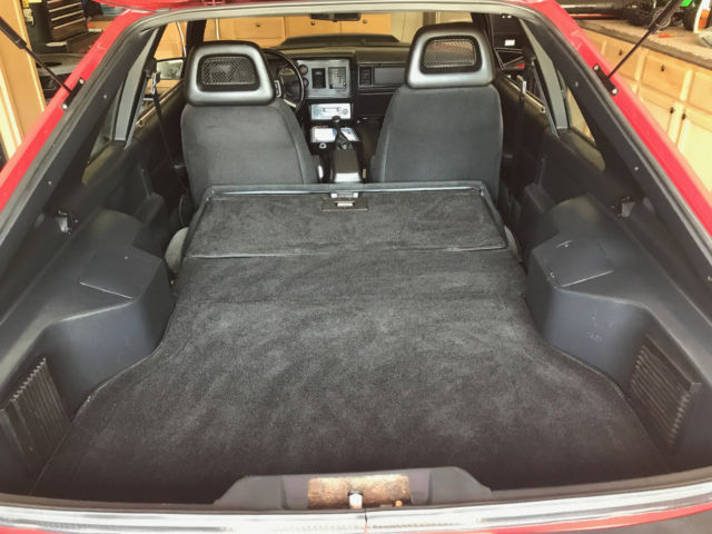 1983 Red Ford Mustang Hatchback