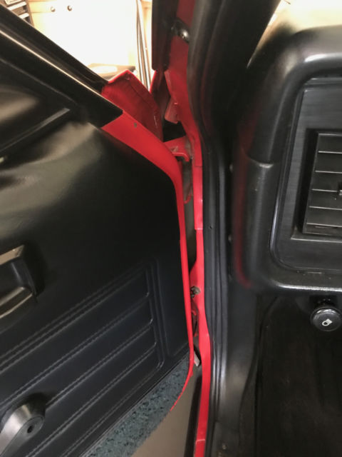 1983 Red Ford Mustang Hatchback