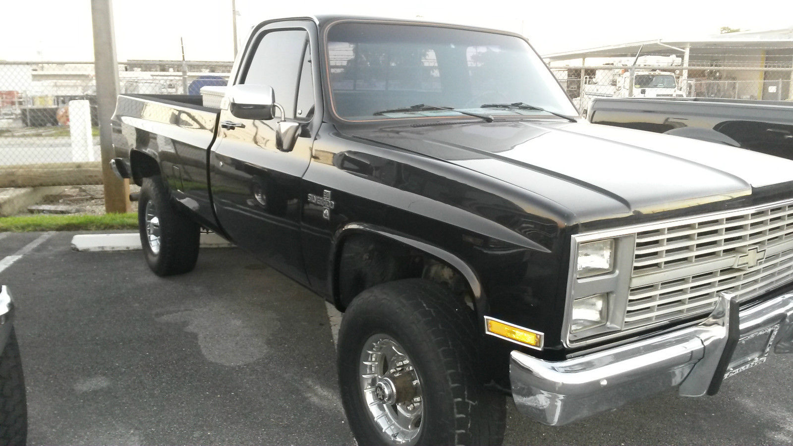 1984 Black Chevrolet C/K Pickup 3500 Cab &amp- Chassis