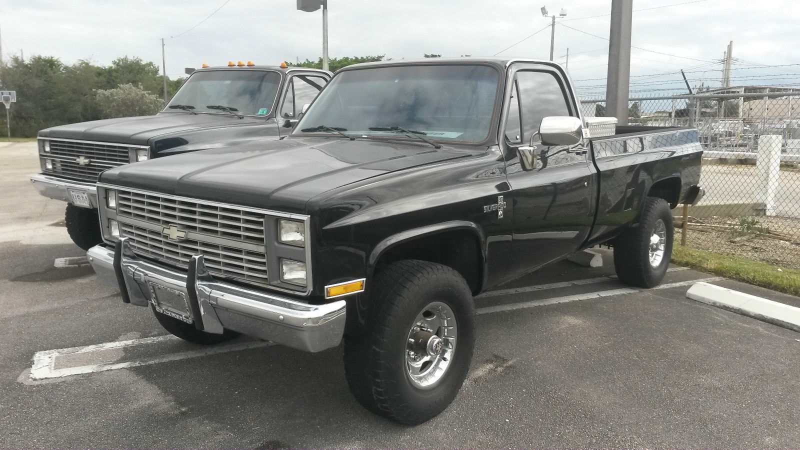 1984 Black Chevrolet C/K Pickup 3500 Cab &amp- Chassis