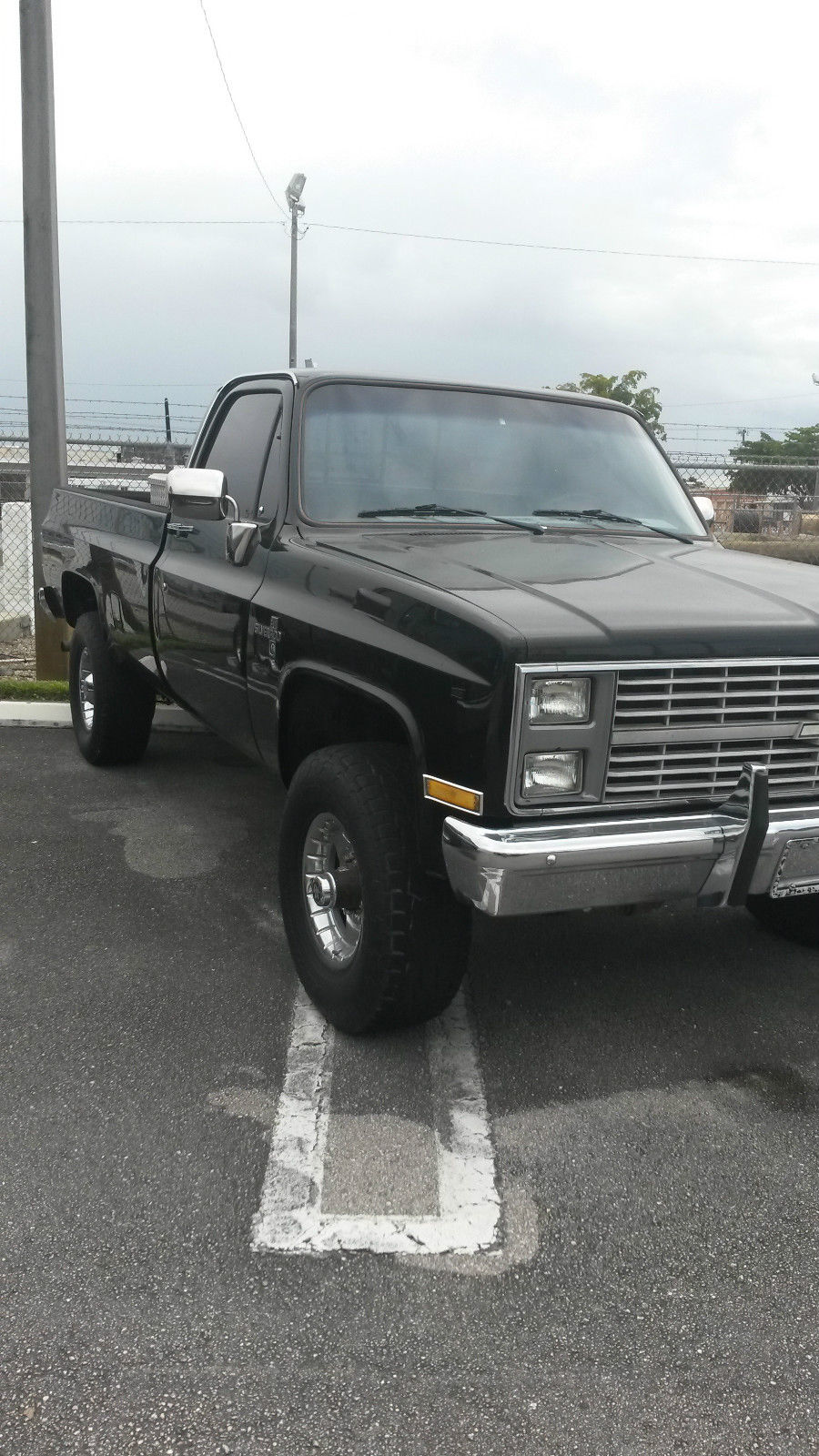 1984 Black Chevrolet C/K Pickup 3500 Cab &amp- Chassis