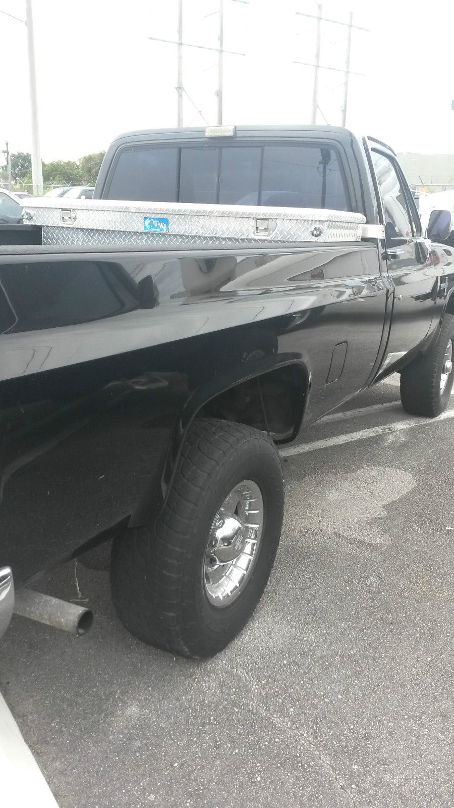 1984 Black Chevrolet C/K Pickup 3500 Cab &amp- Chassis