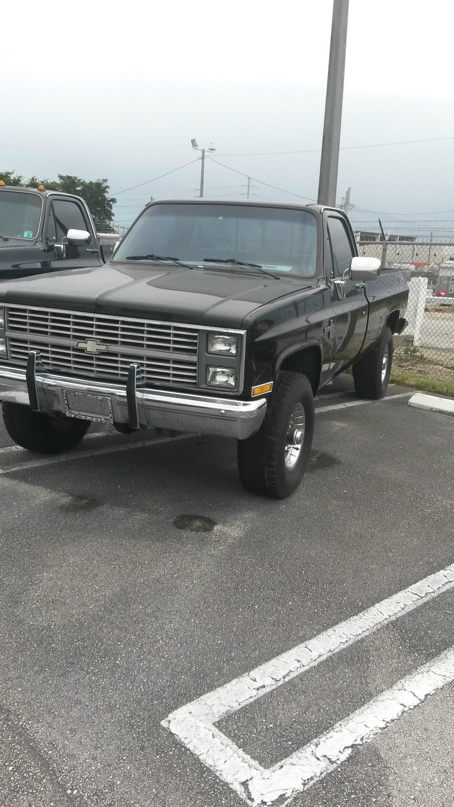 1984 Black Chevrolet C/K Pickup 3500 Cab &amp- Chassis
