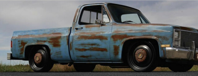 1984 Blue Chevrolet C-10 Standard Cab Pickup