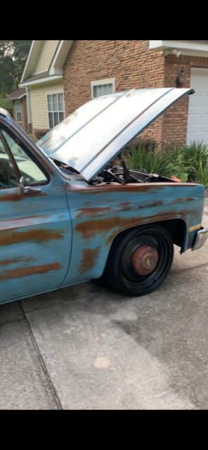 1984 Blue Chevrolet C-10 Standard Cab Pickup