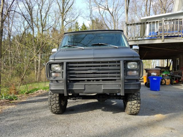 1984 Black Chevrolet Other Van