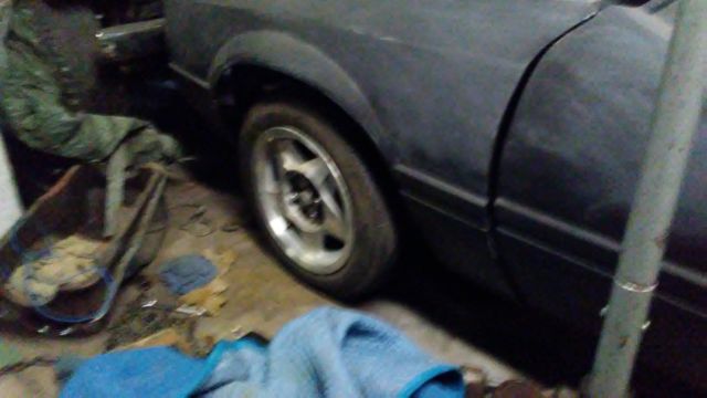 1984 epoxy primer Ford Mustang Hatchback