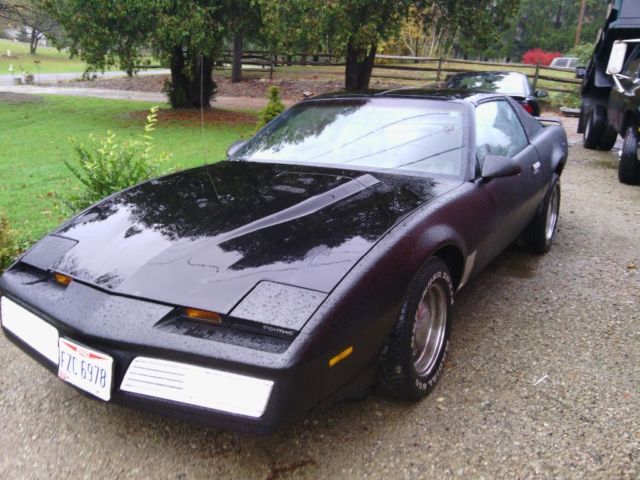 1984 Black Pontiac Trans Am Coupe