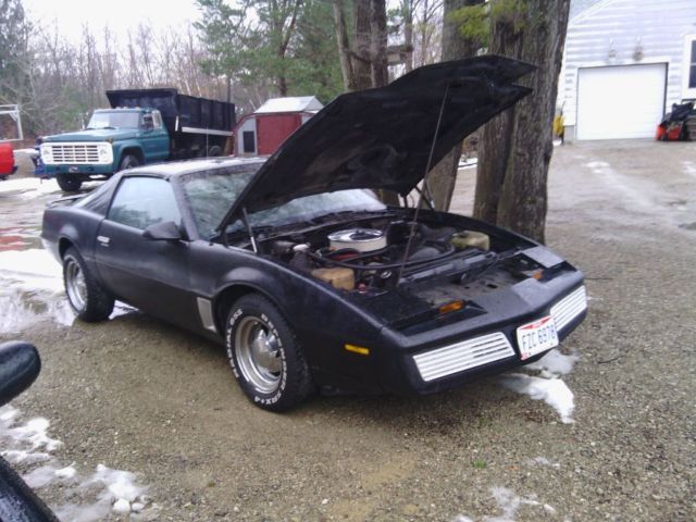 1984 Black Pontiac Trans Am Coupe
