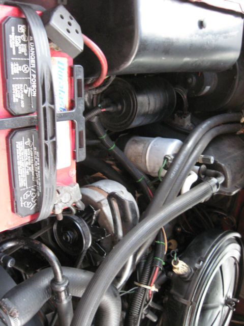 1985 Red Ford Bronco