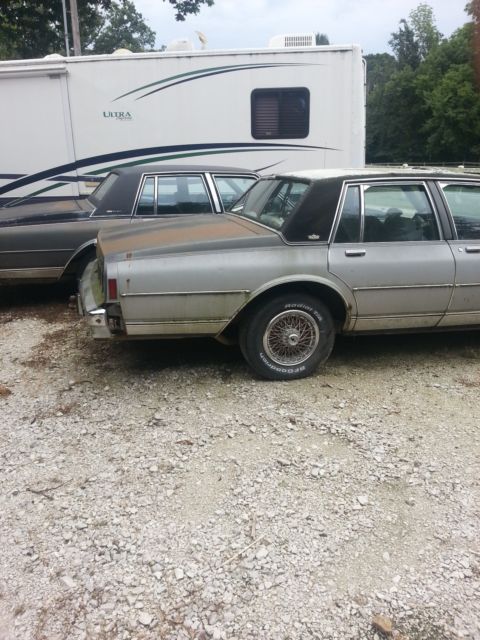 1985 Gray Chevrolet Capriceold 4-DOOR HARDTOP