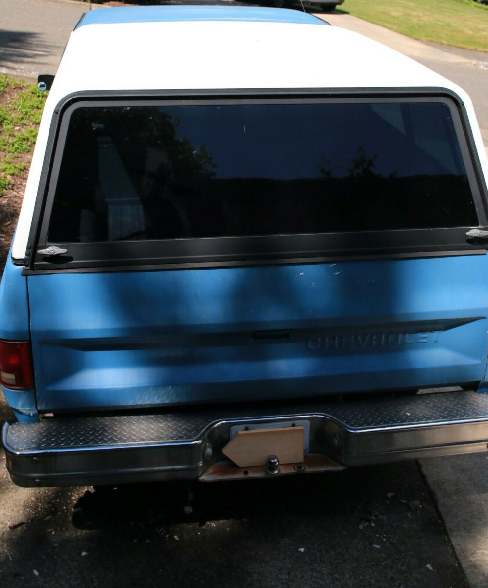 1985 Blue Chevrolet C-10 Standard Cab Pickup