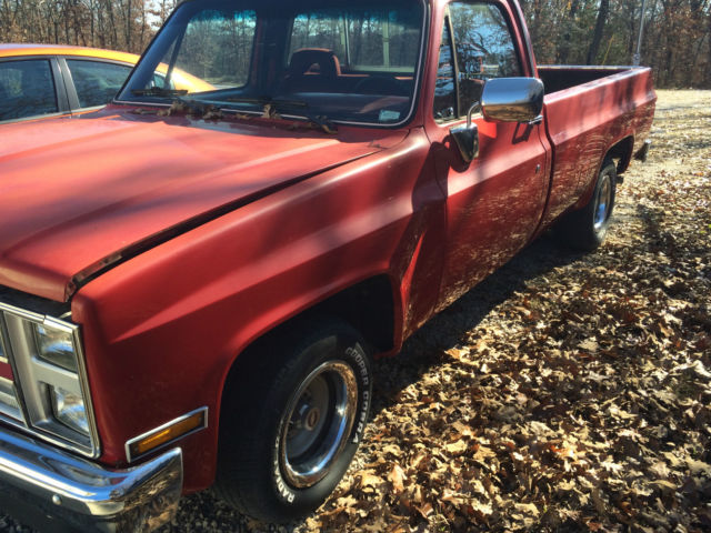 1985 Red Chevrolet C-10 Standard Cab Pickup